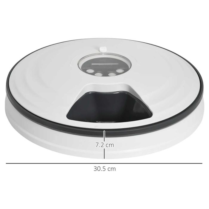 Автоматичен диспенсър за храна за домашни любимци с таймер