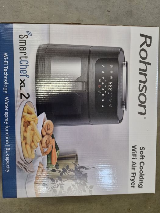 Friteuza cu aer cald si tehnologie Wi-Fi, Rohnson R2858 SmartChef XL 2