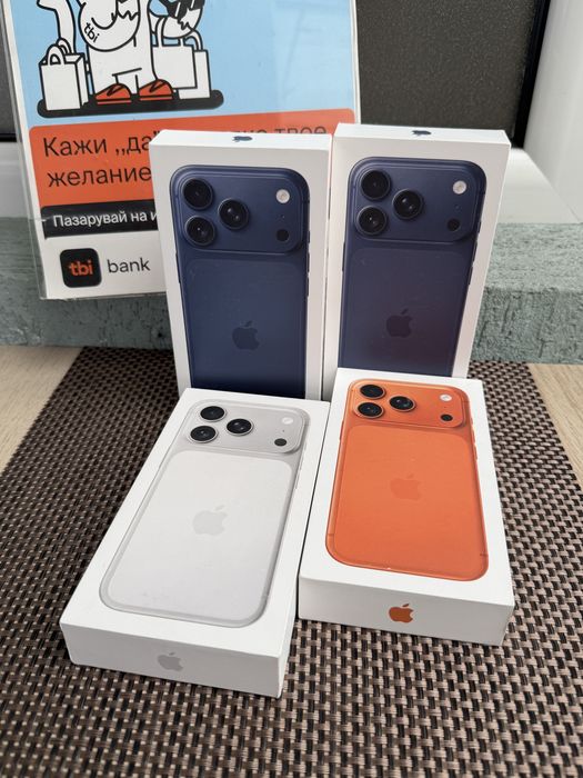 НОВ! iPhone 17 Pro Deep BLUE ORANGE SILVER 256GB айфон 17 про ЛИЗИНГ TBI*45€/м