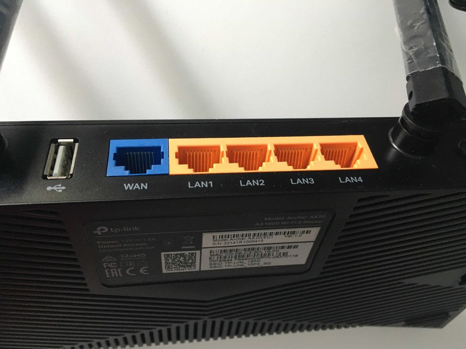 Router Wi-Fi 6 Dual-Band AX1800 Archer AX20 cu Tehnologie OneMesh™