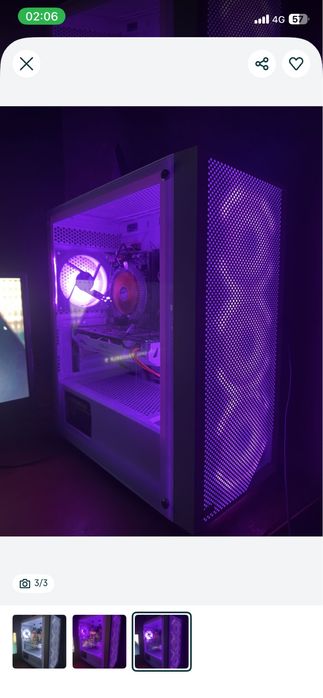 Игровой ПК ASUS GTX 1060/ i3-10100F / 2TB