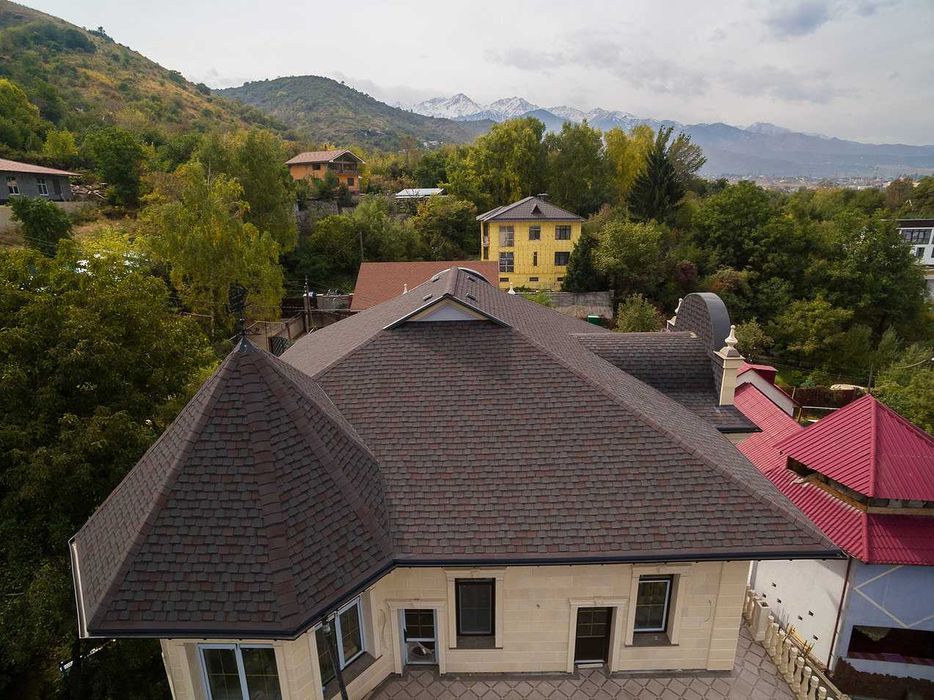 Мансарда тегола Андулин гибкая черепица шумоизоляция гидроизляция