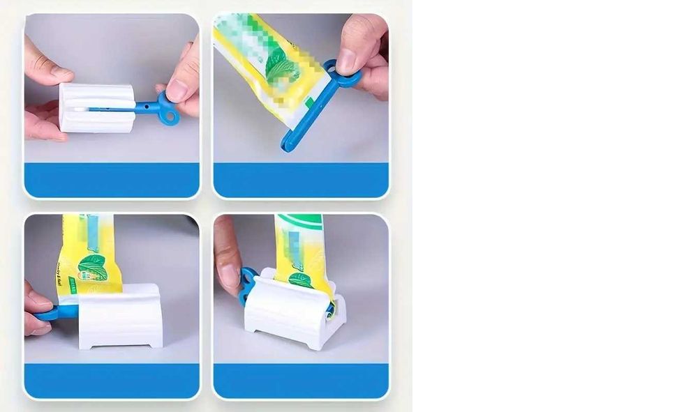 устройство за изтискване на пасти за зъби, кремове за бръснене и др.