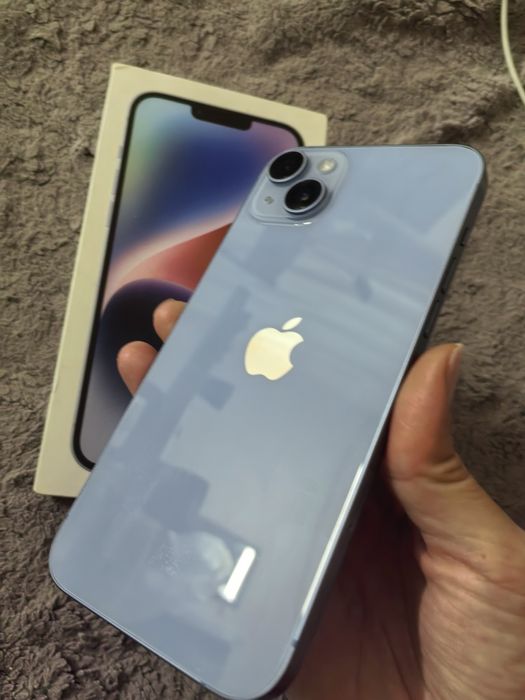 IPhone 14 plus, blue 128gb