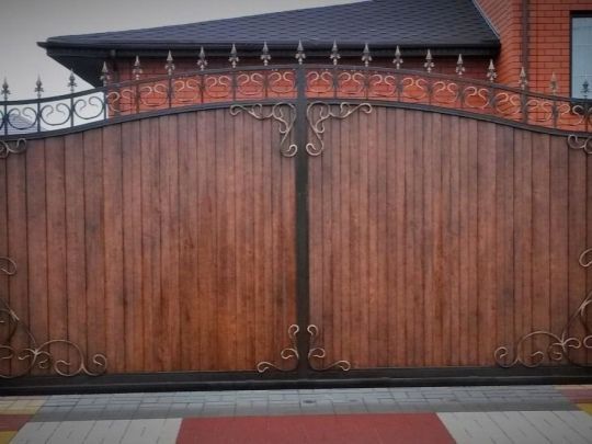 Ворота. Забор. Ковка. Профлист.