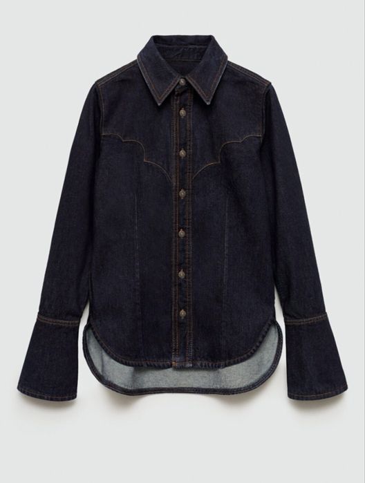 Дънкова риза на Mango