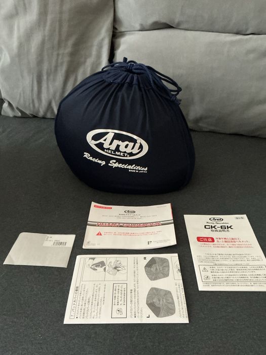 Продам картинговый шлем arai ck-6k