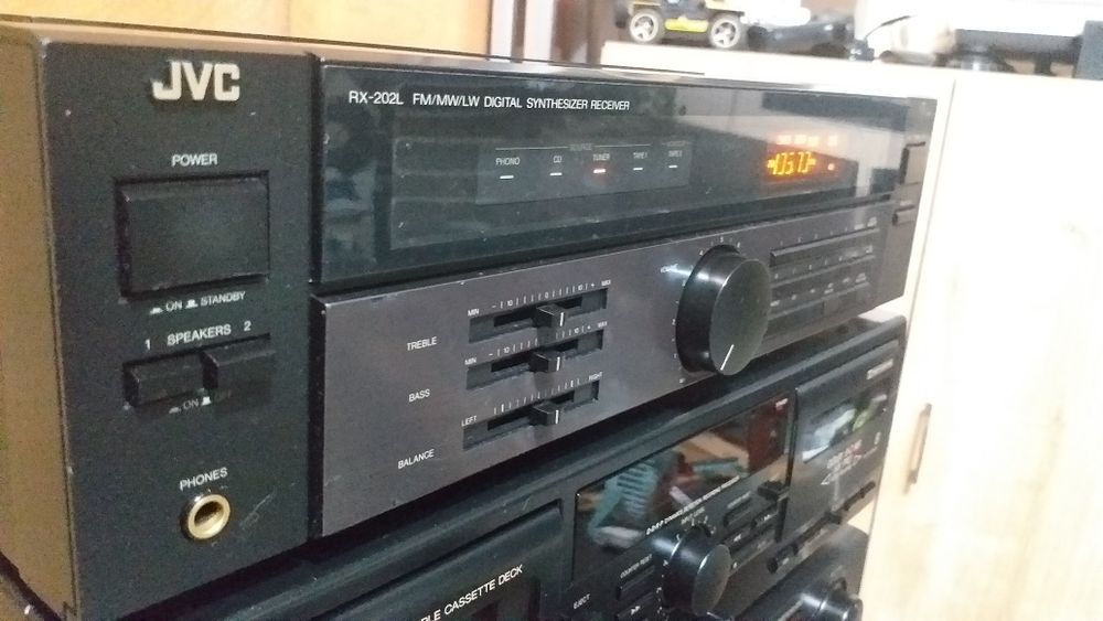 JVC cd, deck, amplituner, telecomanda