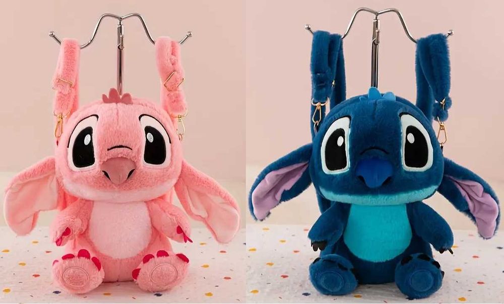 Детска раница плюшена чанта Лило и Стич Disney Lilo & Stitch 3 модела