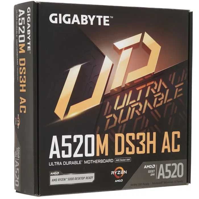 Материнская плата GIGABYTE A520M DS3H AC
