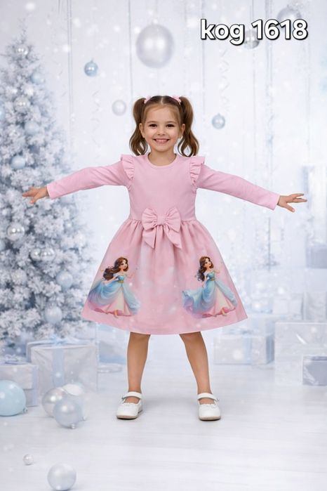 Детска рокля с Принцеса, Стич, Балерина Капучина  и Зайче