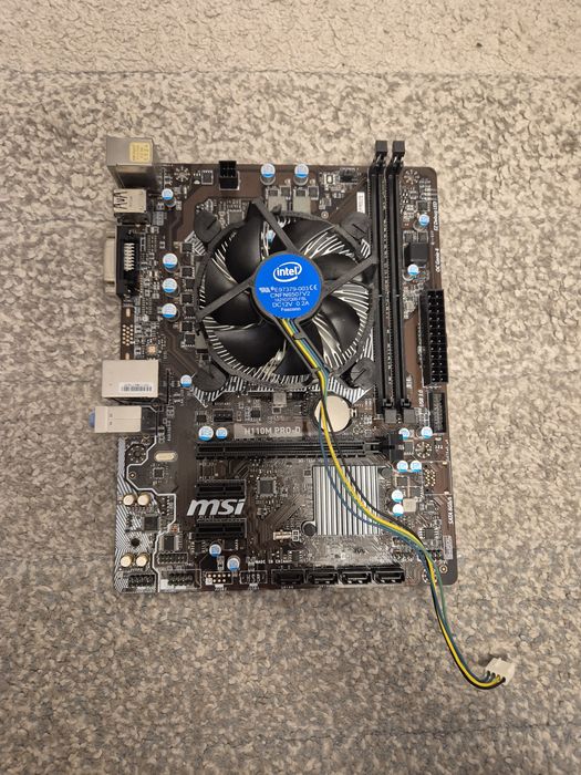 Placa de baza msi h110m pro cu procesor i5 7400