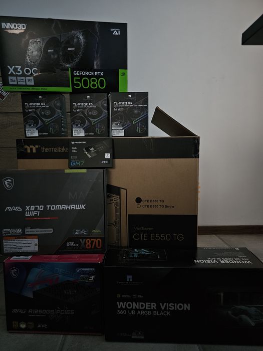 НОВ / RYZEN 9 9900X3D / 5080 / 64GB DDR5 / 2TB NVME