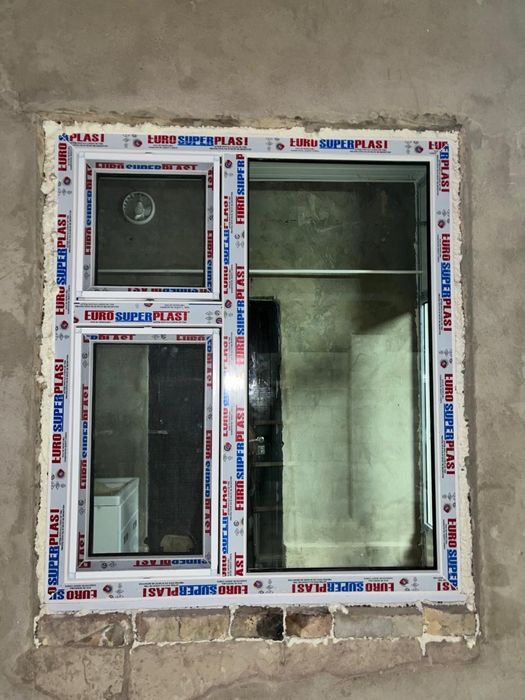 Пластик терезе. Витраж. Балкон.