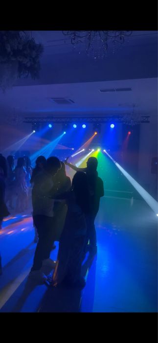 DJ-Gheata carbonica & fum greu dansul mirilor ,DJ,schela lumini