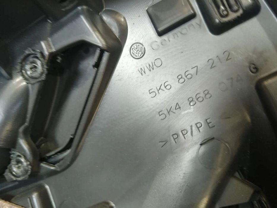 fata tapiterie usa dreapta spate vw golf 6   5k6867212   5k4868074
