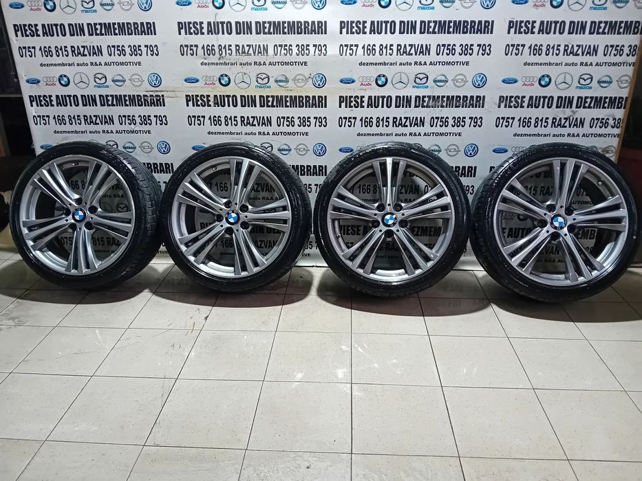 Jante Aluminiu Bmw R19 Style 407 F30 F31 F32 F33 F34 F36 F20 F21 5x120 Anvelope Vara 2023 255/35R19