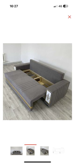 Диван прямой раскладной 3 м. 100000