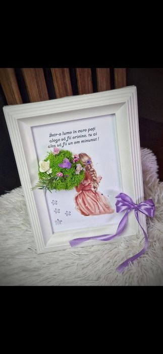 Tablouri cu licheni stabilizati