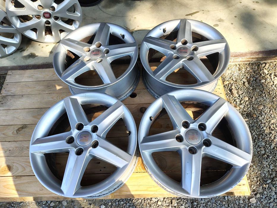 4бр.АЛУМИНИЕВИ ДЖАНТИ 16ки за SEAT 6,5J ET50 5x112