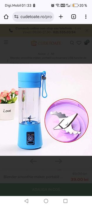 Mini Blender smoothie maker