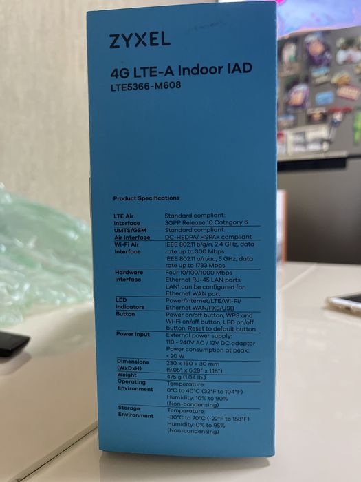 Zyxel LTE5366-M608-EU01V1F Router