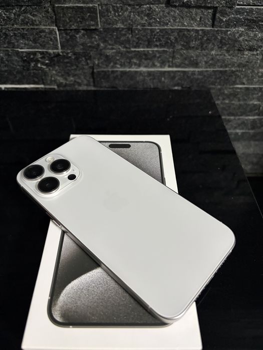 Iphone 15 pro max white titanium 256GB
