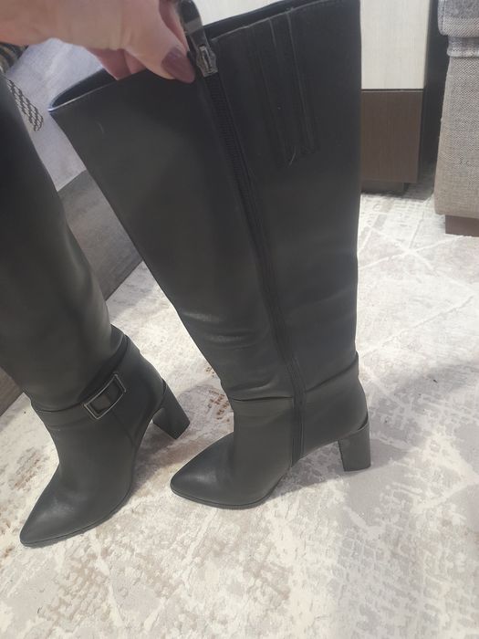 Сапоги натуральная кожа