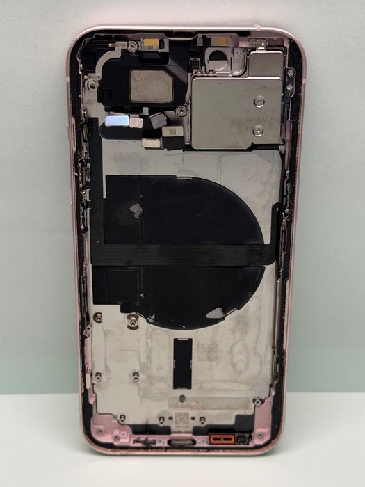 Carcasa spate iPhone 13 Roz originala capac spate sticla swap
