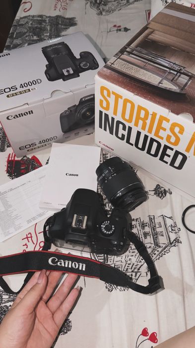 Продаю Canon EOS 4000D в отличном состоянии!