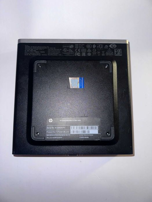 HP EliteDesk 800 G3 MINI, intel I5, 8GB ram, SSD 250GB