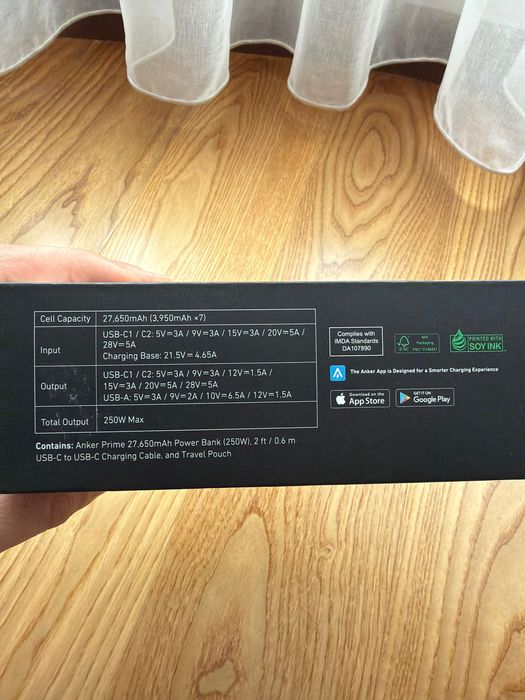 Anker Prime 27,650mAh 250W