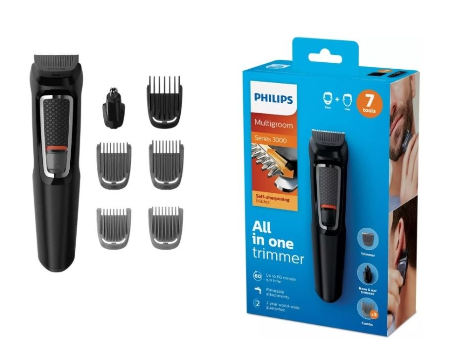 Тример 7 in 1 Philips MG3720, лице и коса