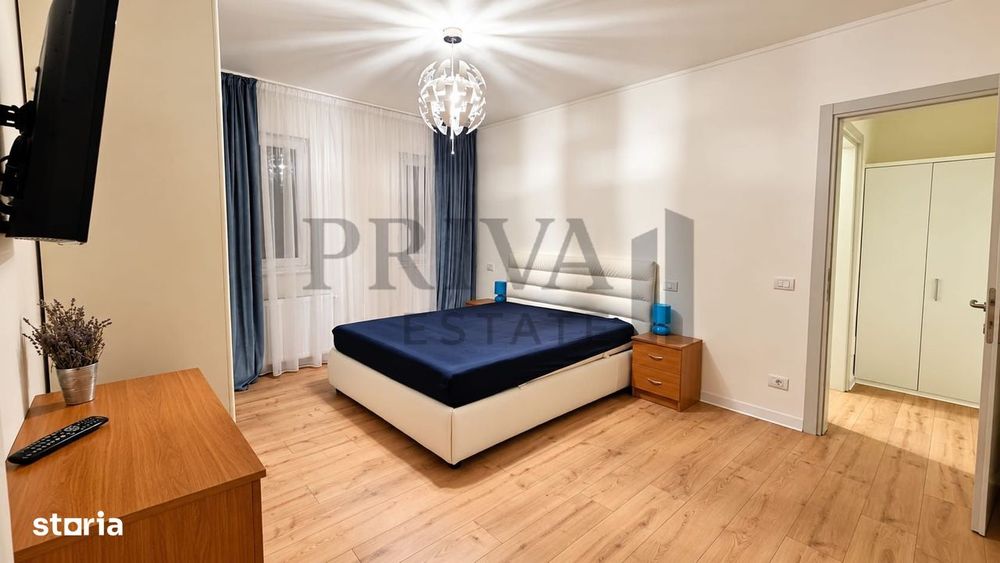 Apartament nou 2 camere, 78 mp, etaj 1, centrala, parcare, Braytim