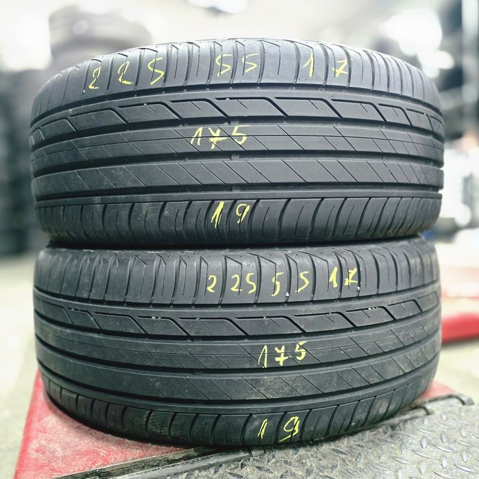 2x 225/55/17 VARA BRIDGESTONE 2019 Stare excelentă