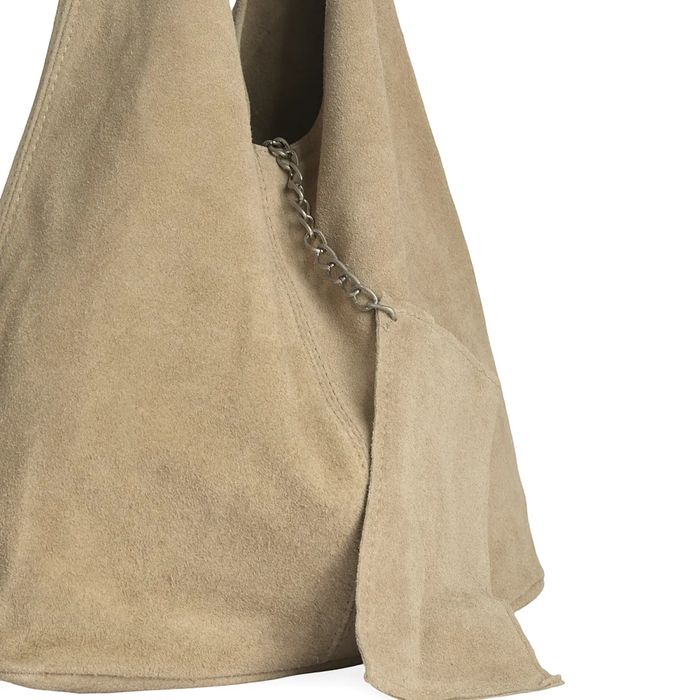 Чанта от естествен велур