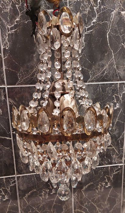 Candelabru Vintage Cristal