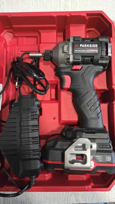 ***ПЕРФЕКТЕН***Акумулаторен ударен винтоверт Parkside PDSSAP 20-Li