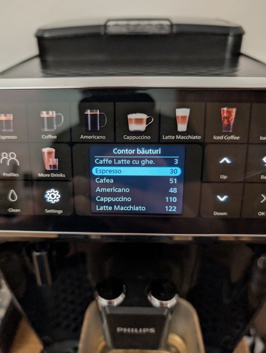 Espressor automat Philips seria 5500, LatteGo ,20 bauturi,ecran tactil