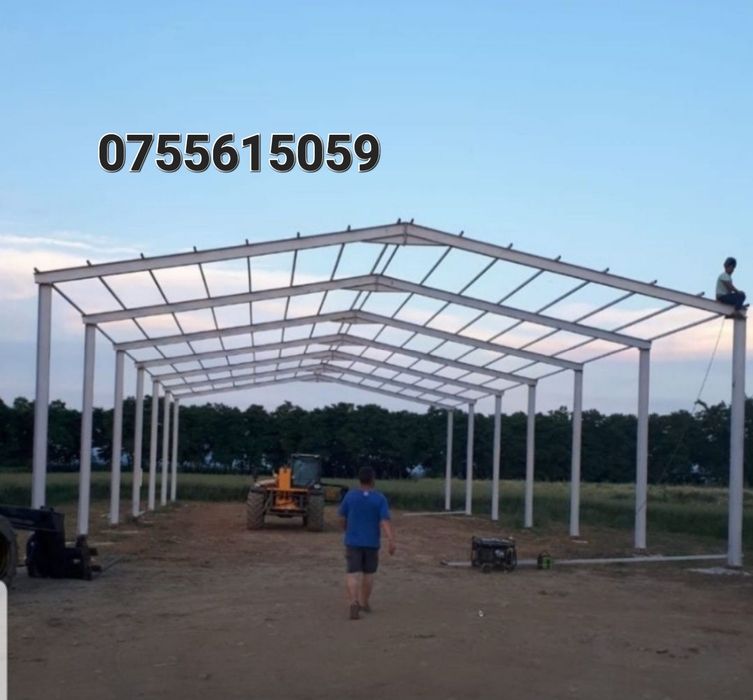 Vand hale metalice din europrofile oferim și montaj