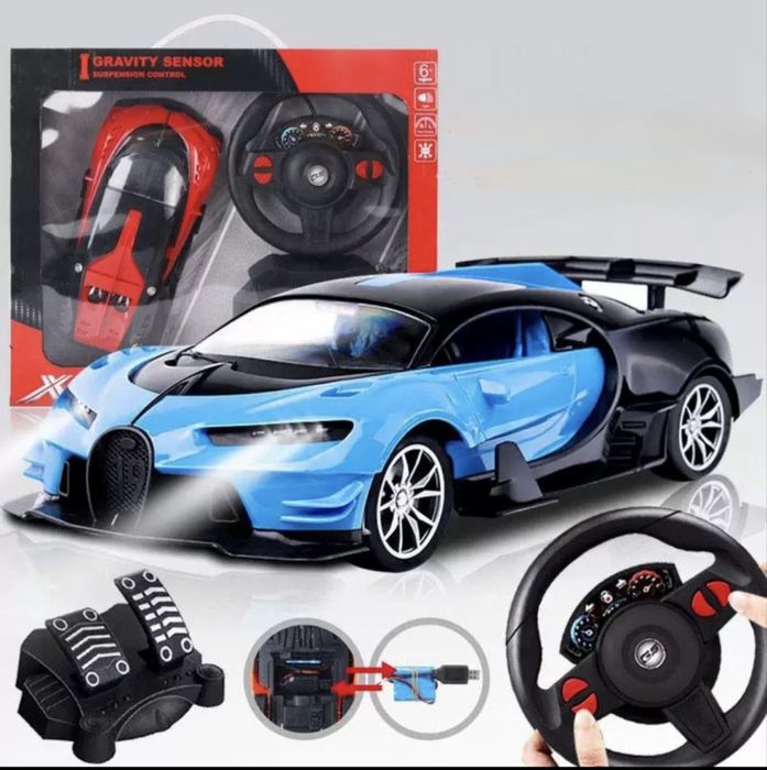 Бугати - машинка с рулем управления (новое)