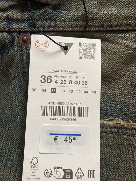 Lot engross 20 perechi de blugi Zara/Stradivarius
