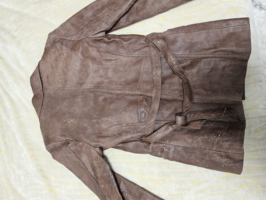 Кожено мъжко сако