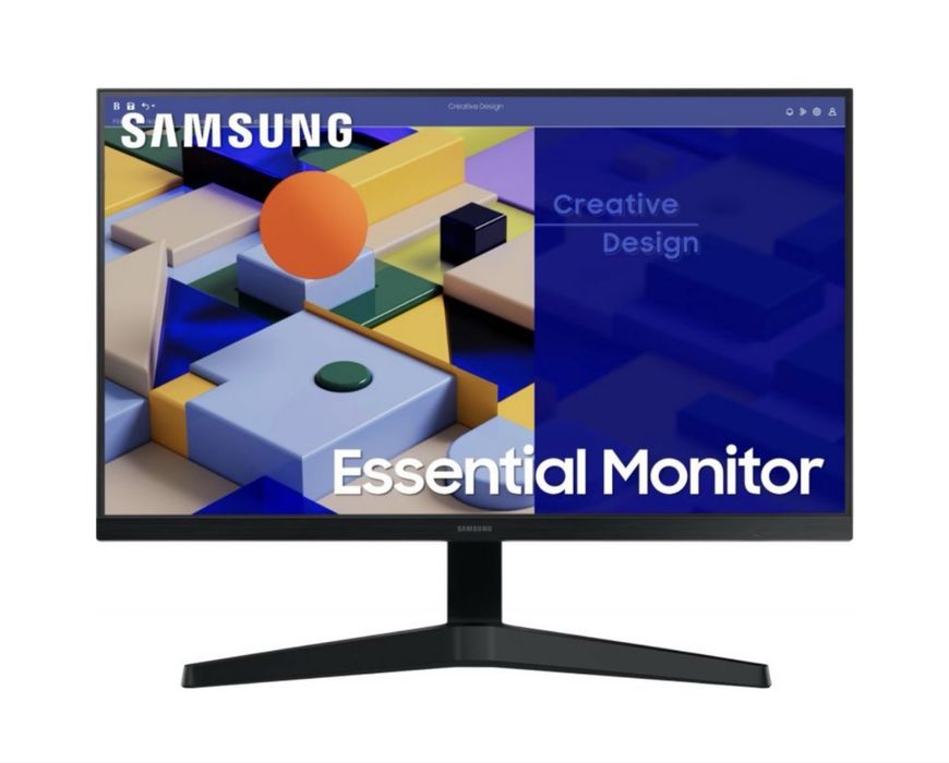 Монитор Samsung - Essential S31C 24C312, 24'', FHD, IPS, черен