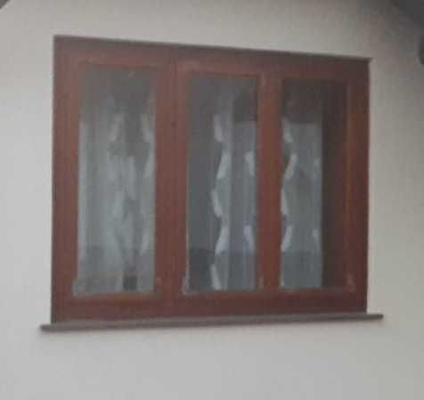 4 FERESTRE TRIPLE din lemn cu geamuri