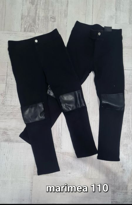 Pantaloni colanti negri h&m fete marimea 110