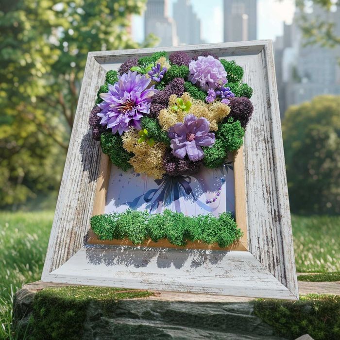 Живи картини/пана със скандинавски мъх