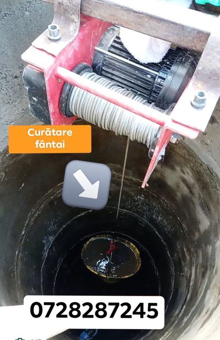 Curatare fantana decolmatare
