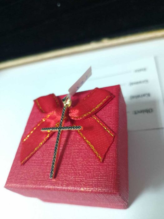 pandantiv sub forma de cruce 14k (m3) star amanet