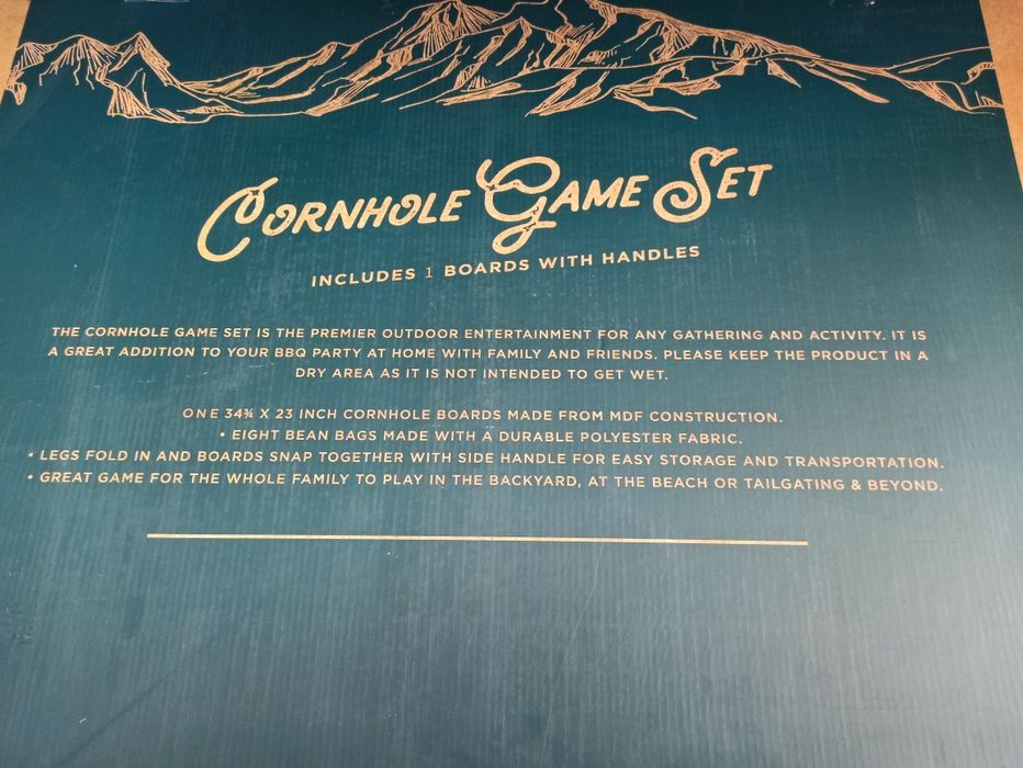 Set de joc Cornhole. (NOU)